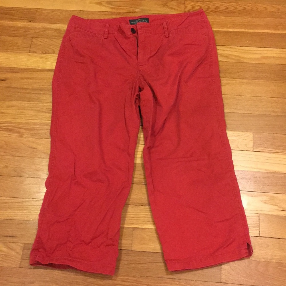 Raulph Lauren red Capri
